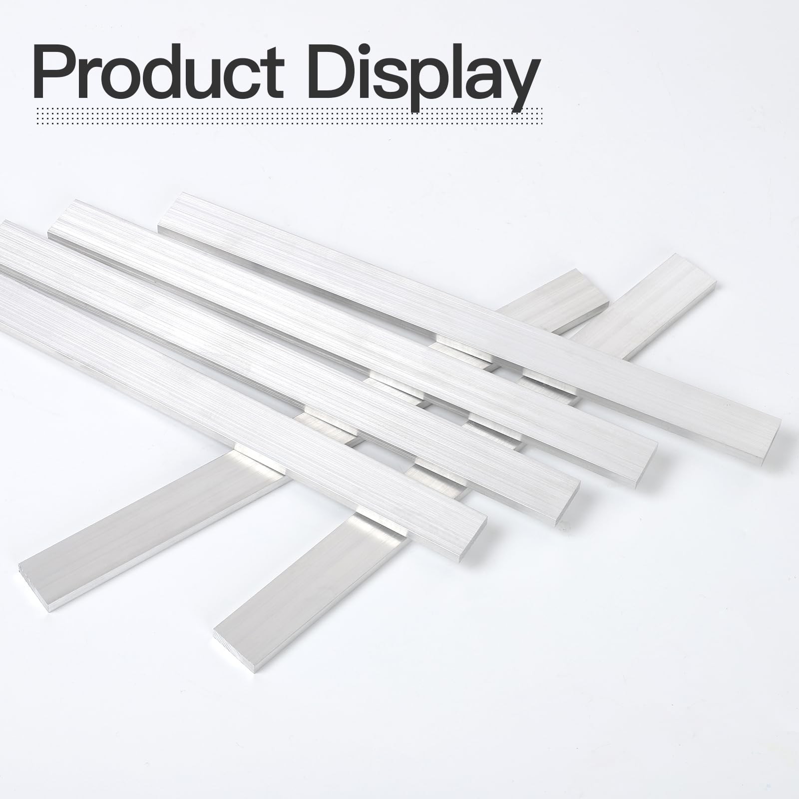 6 Pcs Aluminum Flat Bar 1/4″ 6mm X 1″25mm Square Aluminum Flat BAR 12″ Long T…