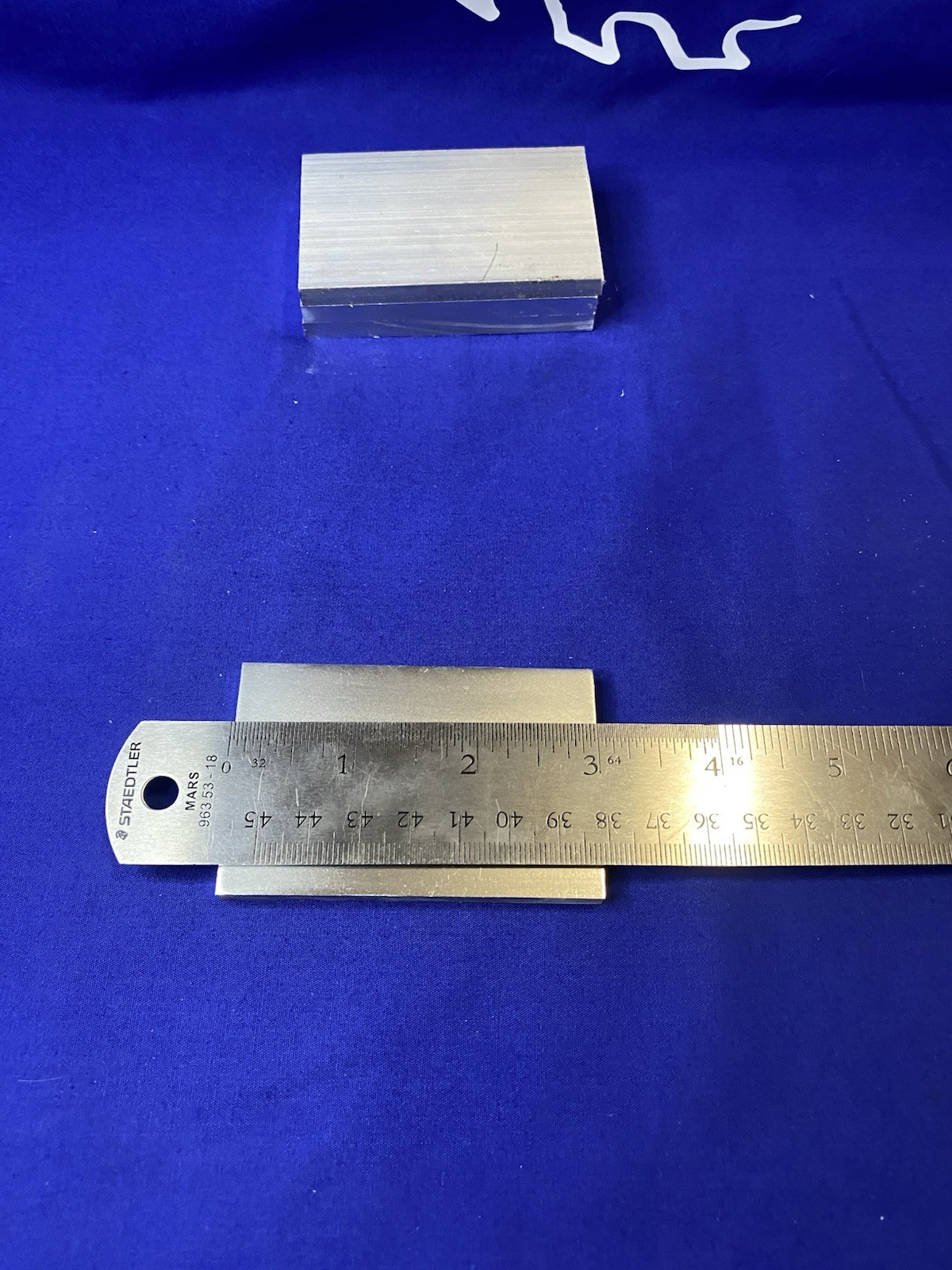 .25 X 1 7/8” X 3” 6061 T6511 (5) Piece aluminum plates flat stock block 1/4”