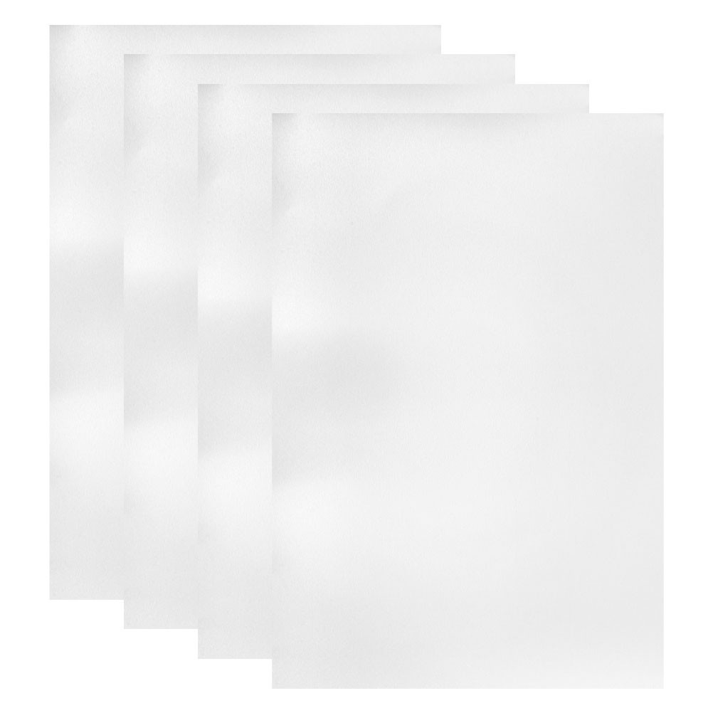 4Pcs Reusable Aluminum Sheet Plate for DIY Engraving Home Use Silver Color