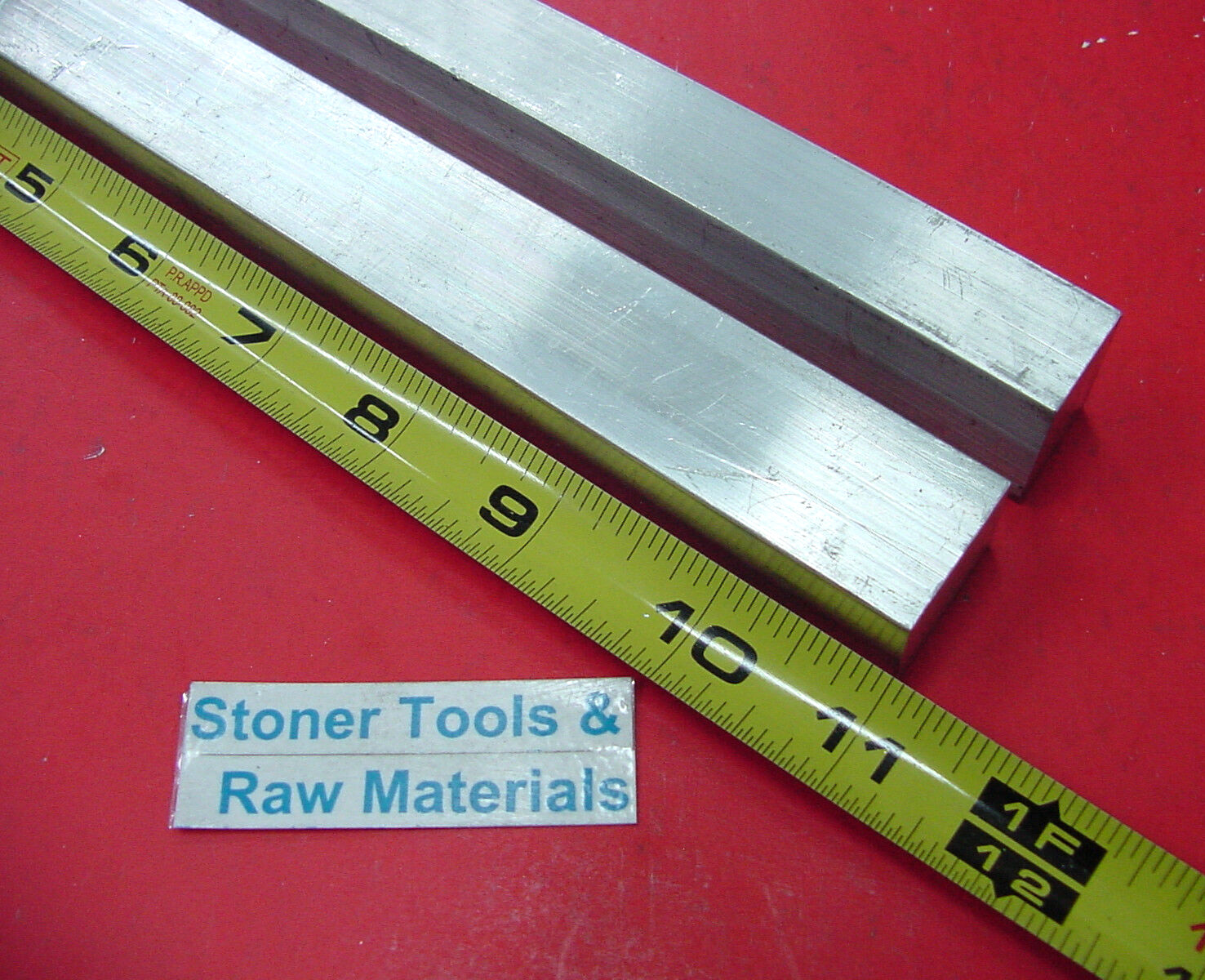 2 Pieces 3/4″ X 1″ ALUMINUM 6061 FLAT BAR 11″ long Solid Extruded Stock Cut New
