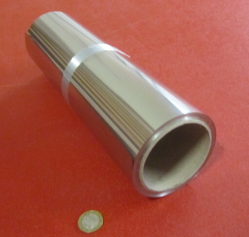 18-8 Stainless Steel Sheet, Full Hard, .002″ x 12″ x 100″