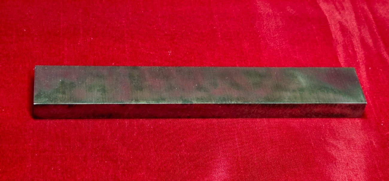 D2 Tool Steel Block Billet 7.025″ L x 1″ W x 0.45″ Thick, 15.7 Oz.