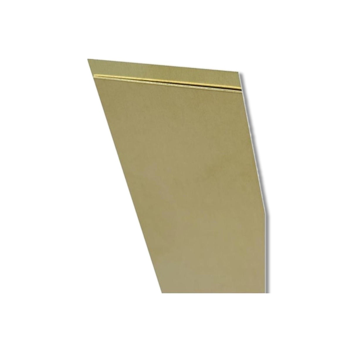 K&S 0.093 in X 2 in X 12 in Mill Brass Metal Strip 8229