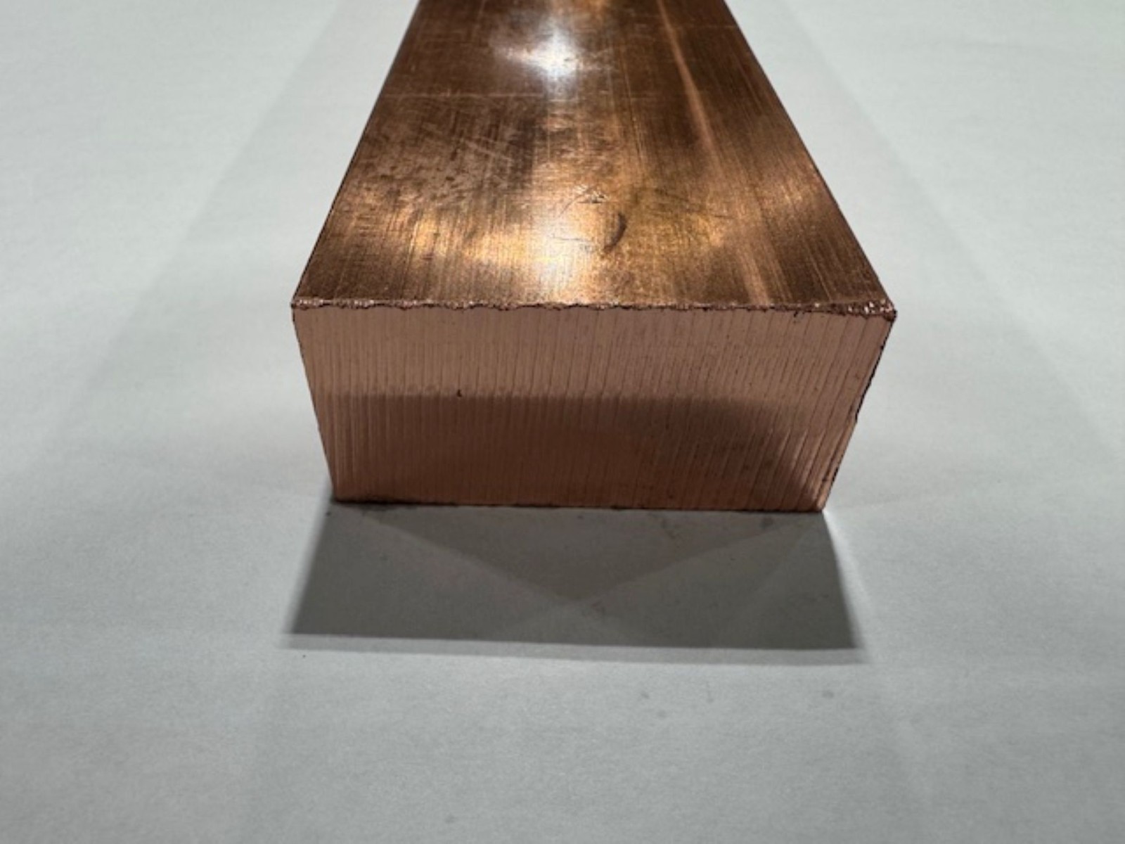 1″ x 2″ Copper 110 Flat Bar x 16 Inches Long