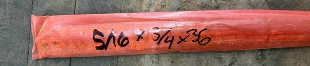 Starrett 5/16 x 3/4 x 36″ No. 496 Oil Hardening Ground Flat Stock – Rust – Old
