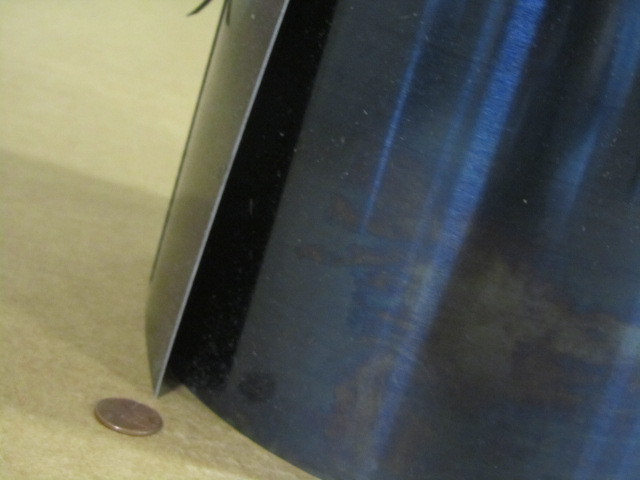 Blue Tempered Spring Steel Shim (1/32″) 0.032″ x 12.375″ x 60″ Length