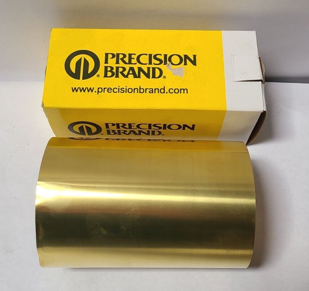 Precision Brand Brass Shim Stock 6″ x 100″ 17195 0.002