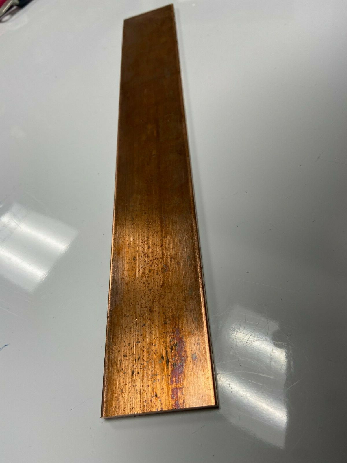 Copper Flat Bar Stock 3/16″ x 1 3/4 x 12″ Knife Making handle bolster Buss