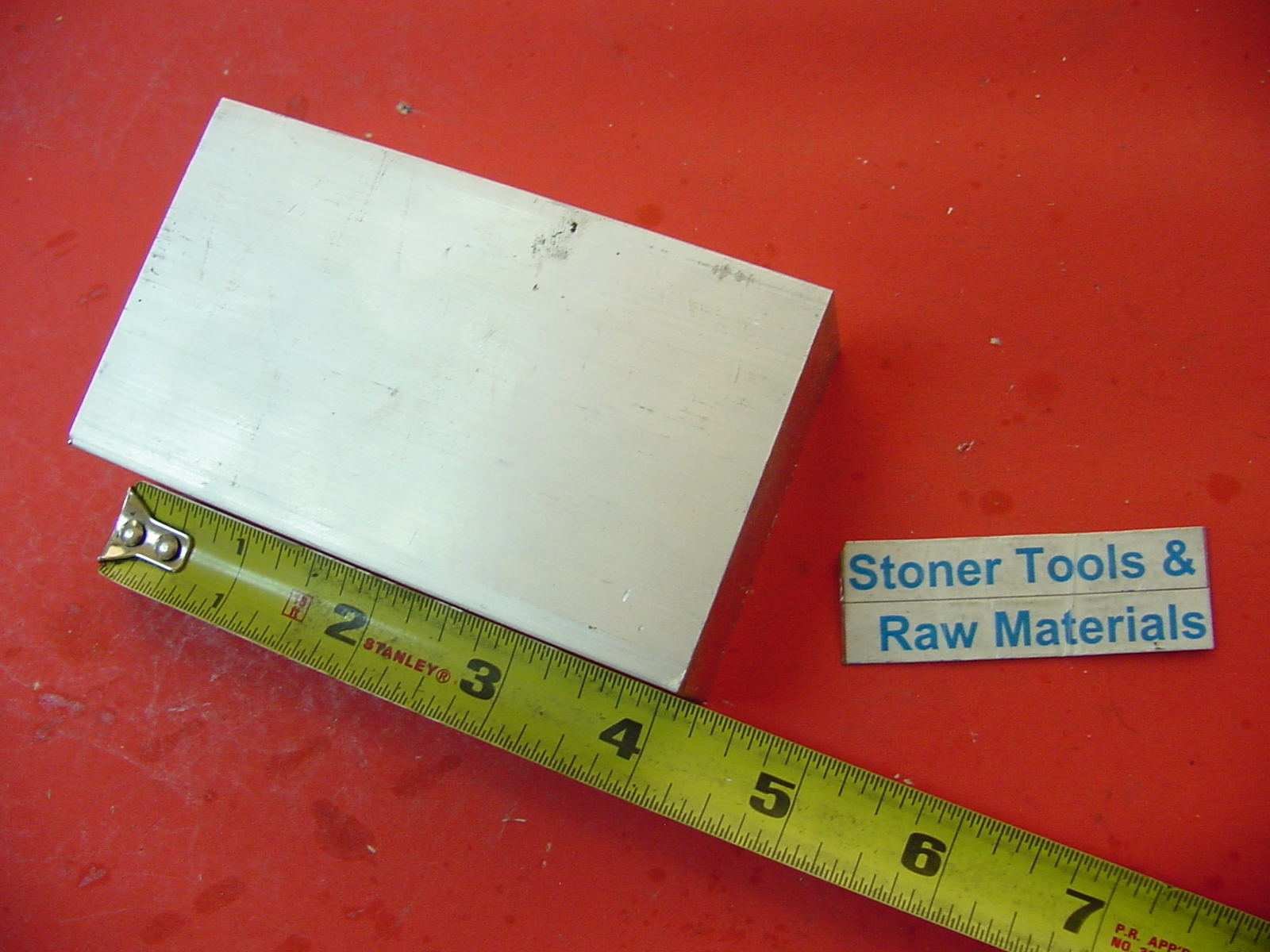 1-1/4″ X 2-1/2″ ALUMINUM 6061 FLAT BAR 4-1/4″ long T6511 SOLID PLATE Mill Stock