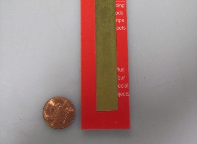 260 Brass Flat Bar .016″ (+/- 0.002″) Thick x 1/2″ Wide x 1 Foot Length, 10 Pcs