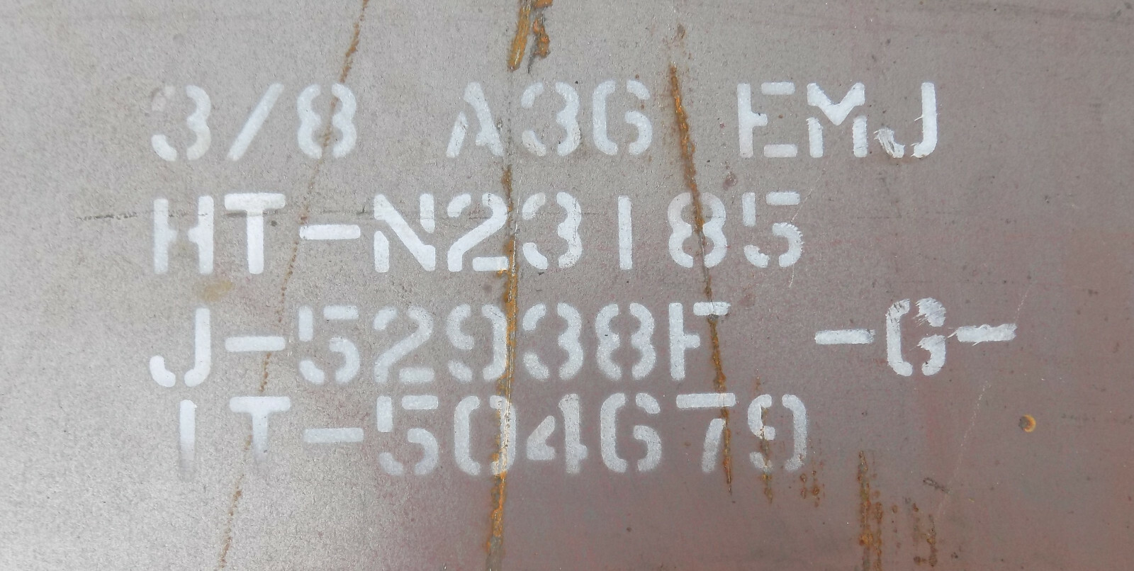 EMJ Flame Cut A36 Hot Rolled Carbon Steel Plate 3/8″ Thick X 32″ Long X 12″ Wide