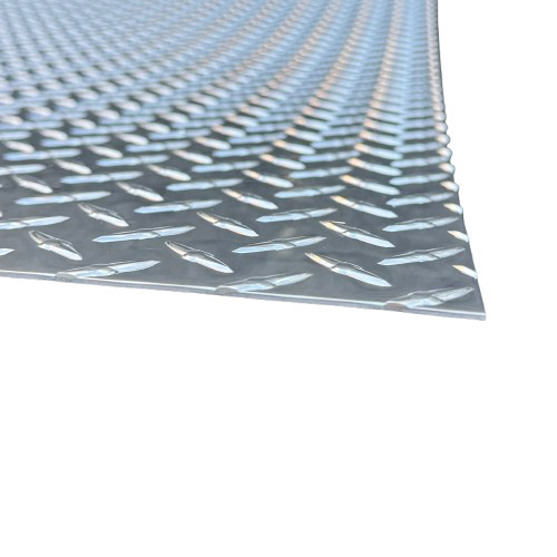 48″ x 96″ x .063″ Diamond Plate Aluminum Treadplate 1/16th Thick 3003 Alloy