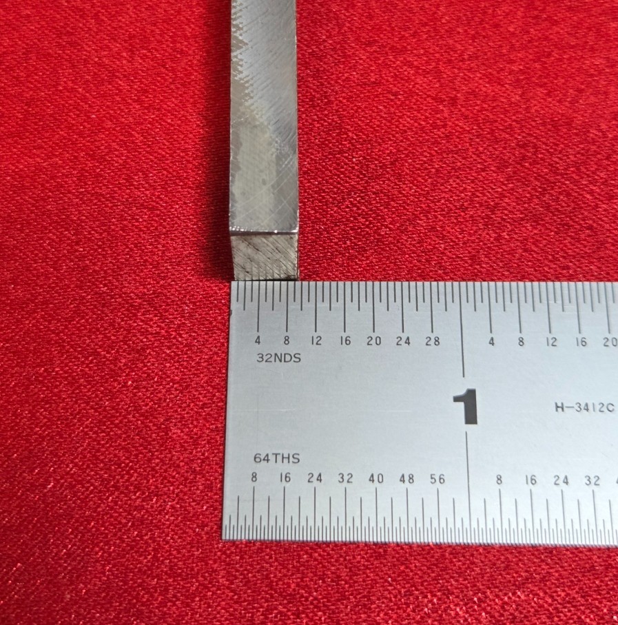 D2 Tool Steel Block Billet 6.1″ L x 0.61″ W x 0.289″ Thick – 4.628 Oz