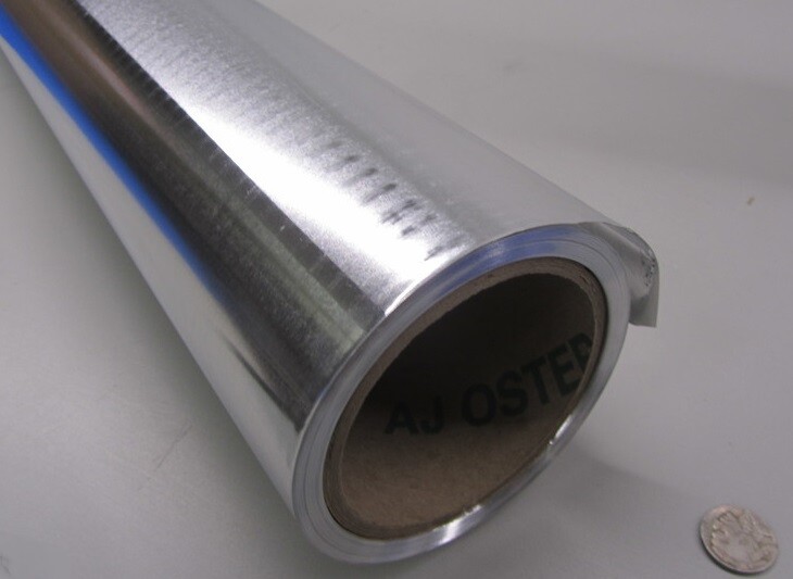 1100 Aluminum Foil (O) .010″ Thick x 24″ Wide x 50 Feet Long Roll