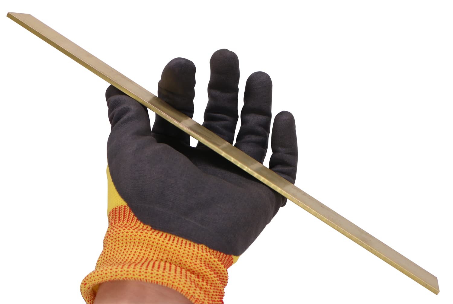 1/8″ x 1″ C360 Brass Flat Bar 12″ Long Solid .125″ Mill Stock