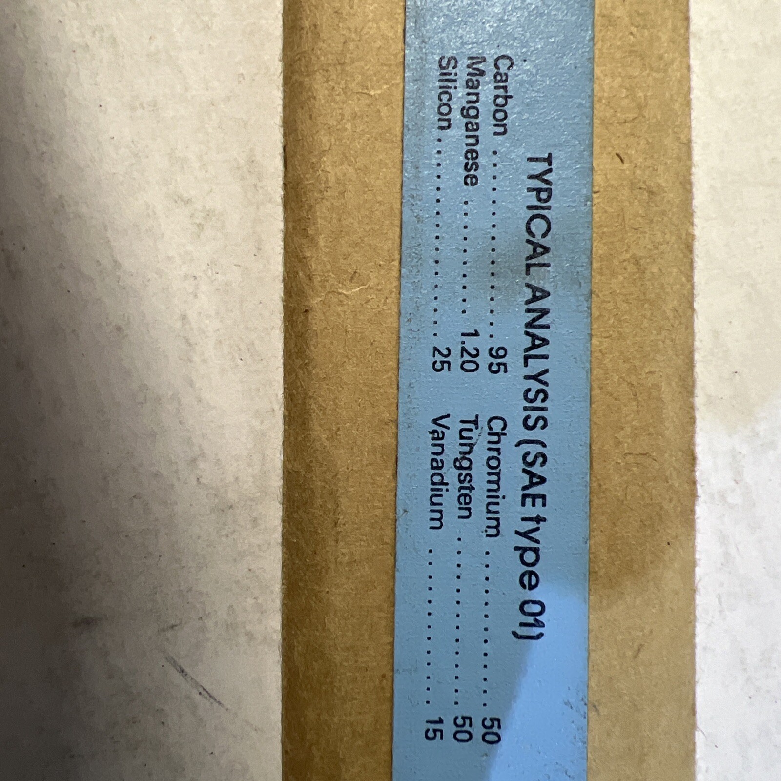 MARSHALL Oil Crat – Oil-Hardening Ground Flat Stock Steel (1/8″ x 1″ x 18″) – O