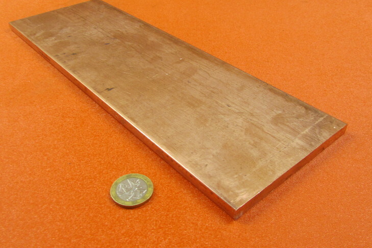 110 Copper Bar 1/2 Hard, 5/16″ Thick x 4.0″ Wide x 12 Inch Length