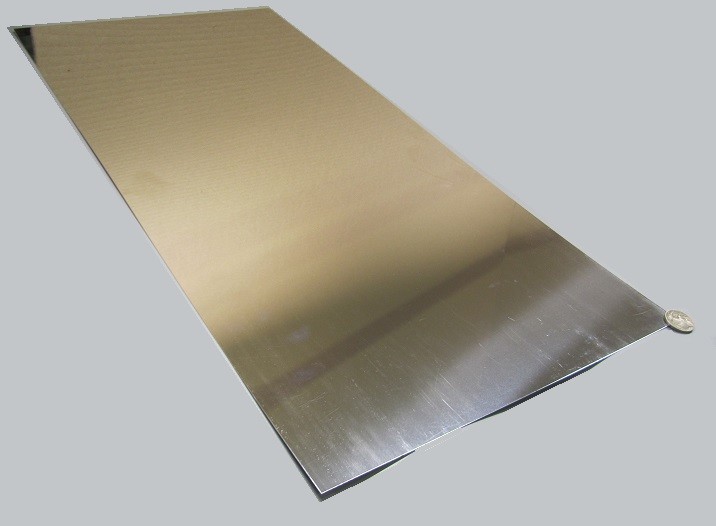 430 Stainless Steel Sheet, .012″ Thick x 12.0″ Wide x 24.0″ Length, 1 Unit