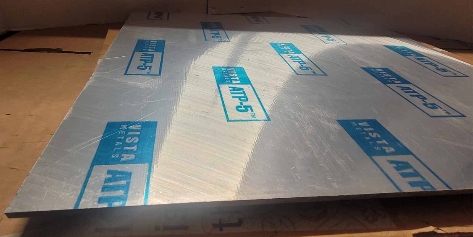 ATP-5 ALUMINUM CAST TOOLING /JIG PLATE. 1/4″ (0.250″) x 20 3/4″ x 24 3/16″