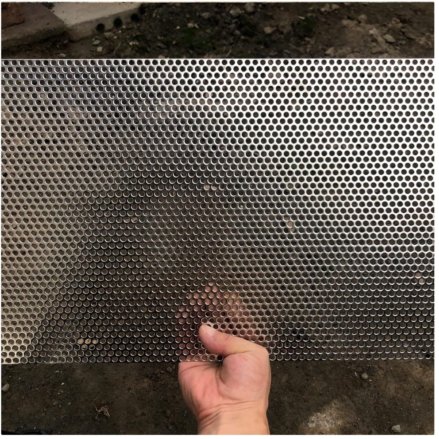 High-Quality Perforated Stainless Steel Sheet 23.6″ x 11.8″