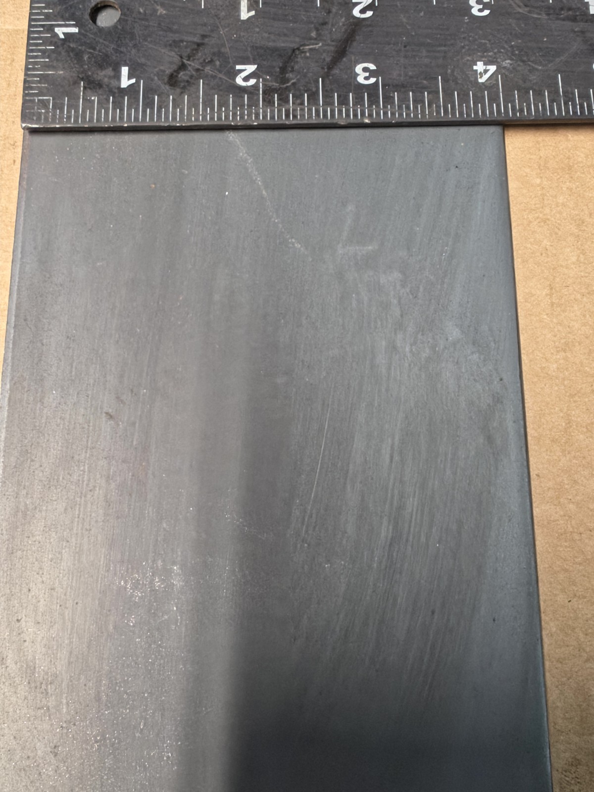 1/8″ Hot Rolled Steel Plate – 4″ x 12″ (A36 Steel) – Raw Flat Bar Stock