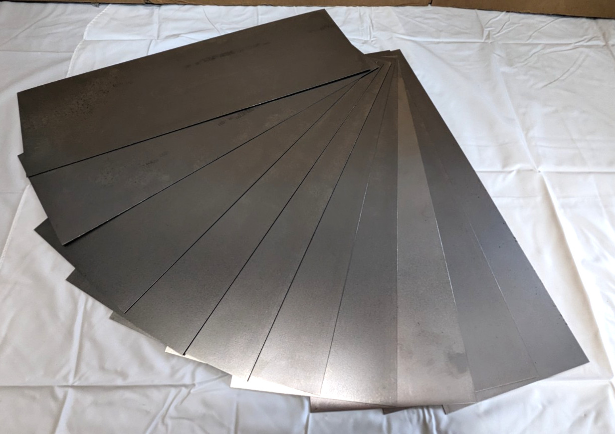 PRECISION BRAND Metal Shim Stock Steel 0.031" x 18" x 6" 16
