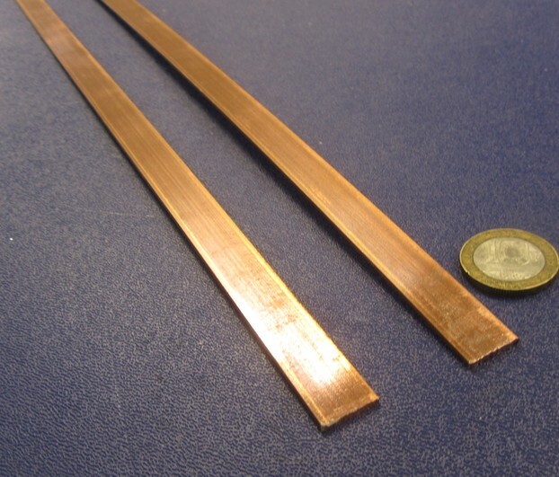110 Copper Bar 1/2 Hard, 1/16″ Thick x 1/2″ Wide x 36 Inch Length, 2 Units