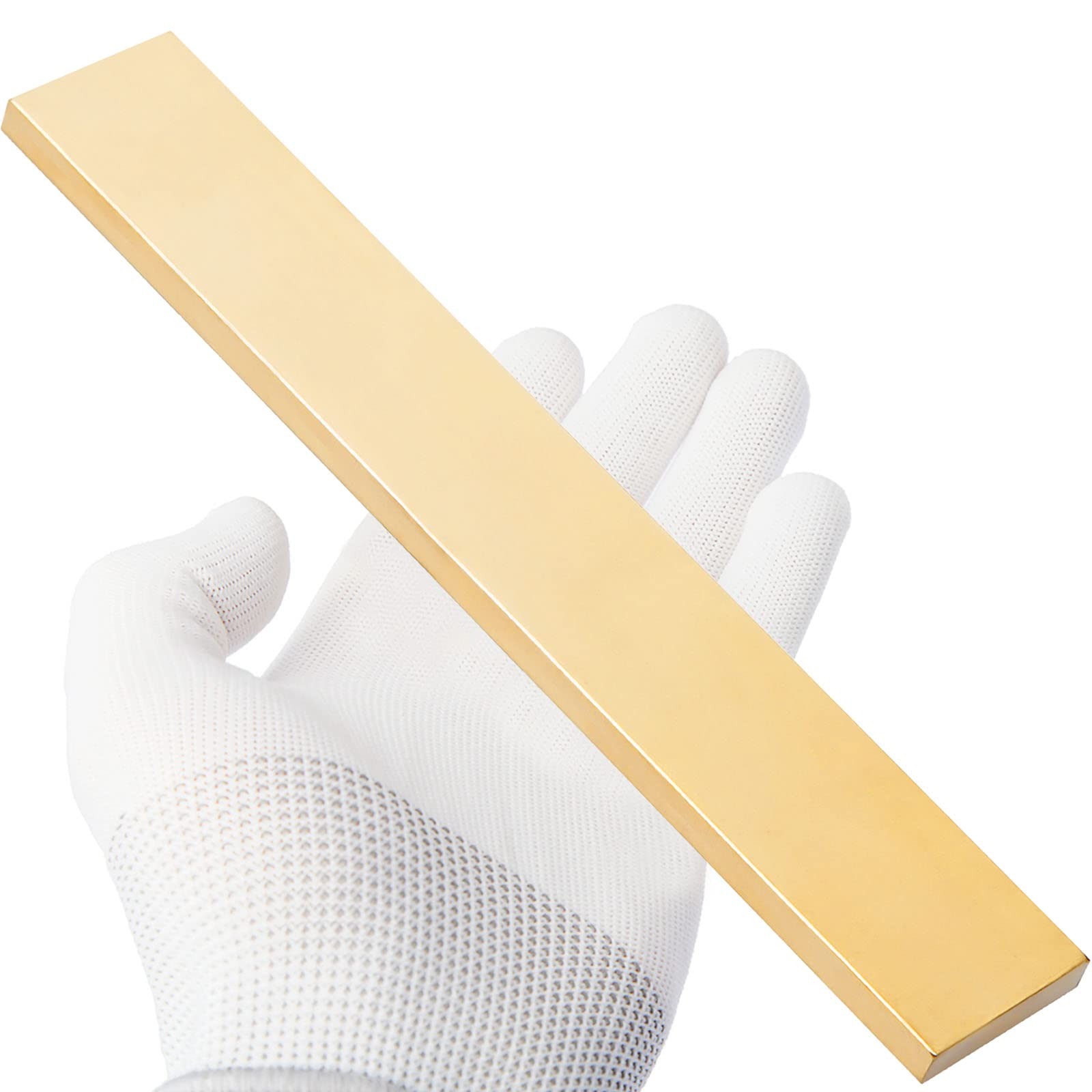 C360 Brass Flat Bar Stock 1/8x2x12 Inch Solid Metal Knife Making Craft Supply