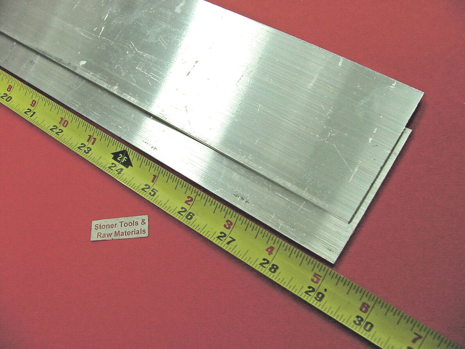 2 Pieces 1/8″ X 3″ ALUMINUM 6061 FLAT BAR 29″ long T6511 New Extruded Mill Stock