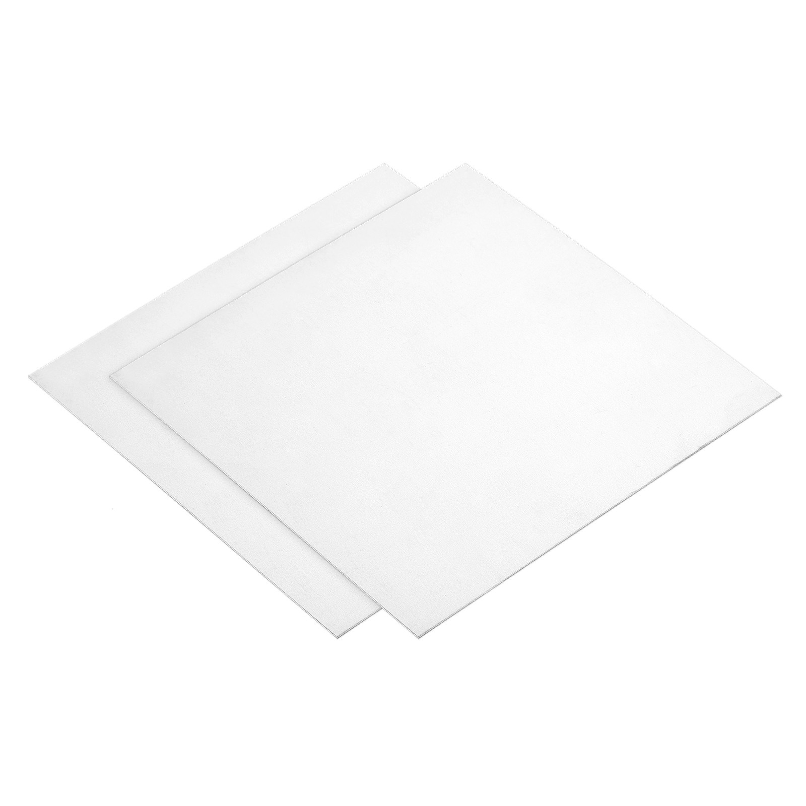 2Pcs GR1 Titanium Plate Sheet, 100x100x0.5mm Titanium Alloy Metal Sheet