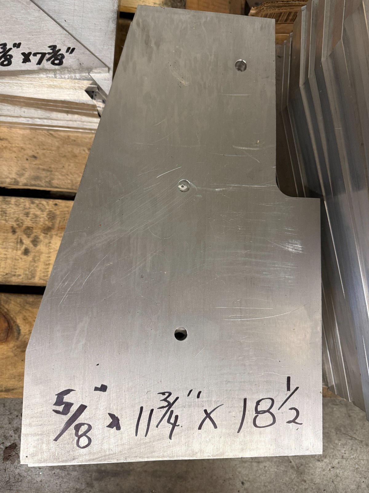 6061 Aluminum Flat Bar, 5/8″ x 11-3/4″ x 18-1/2″ long, Solid Stock, Plate