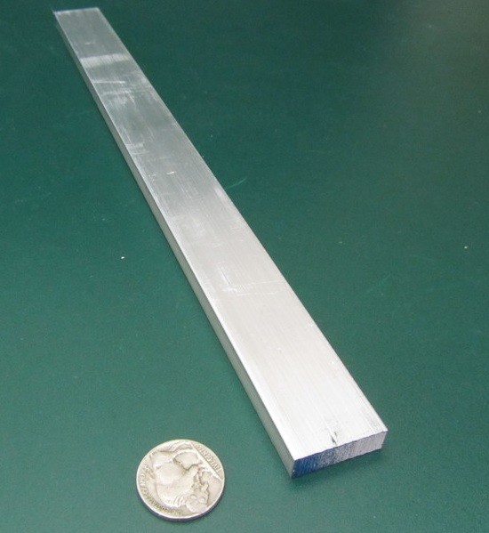 6061 T651 Aluminum Bar, 5/16″ (.312″) Thick x 1.0″ Wide x 12″ Length, 4 Units