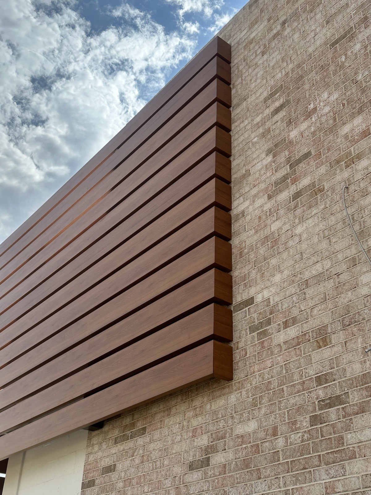 Aluminum 2 x 4 Wood Grain