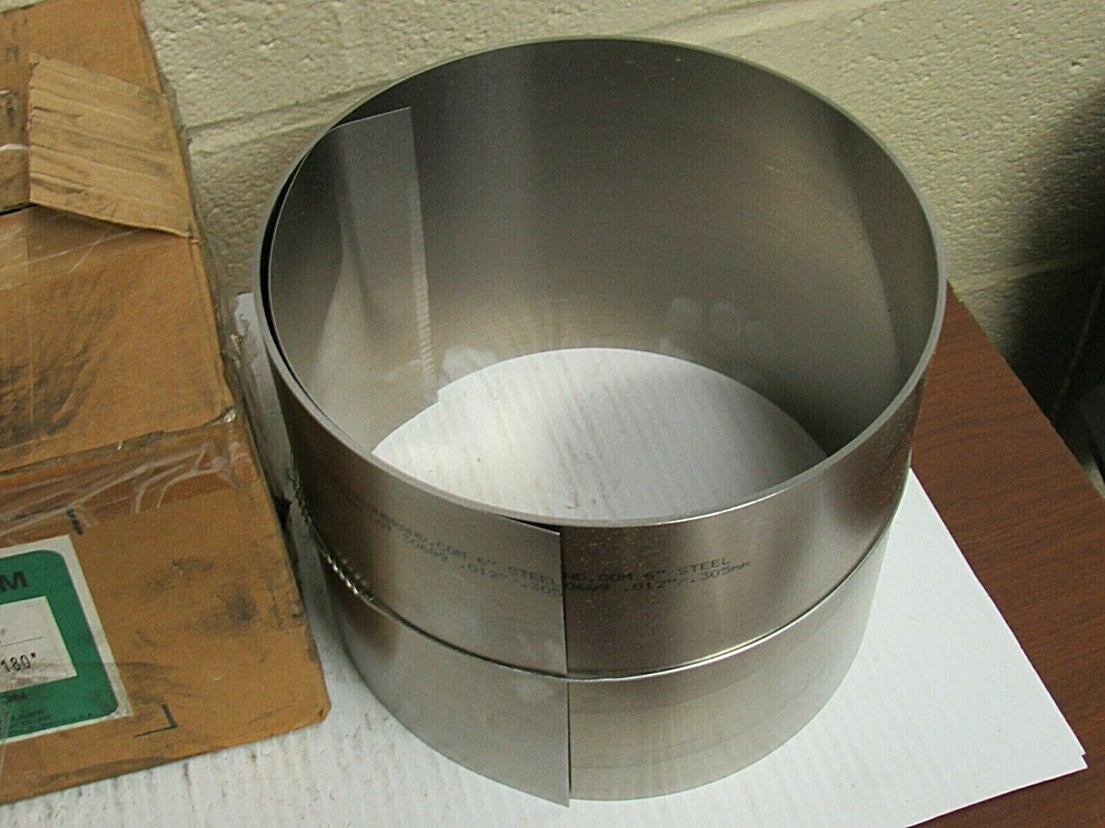 NEW PRECISION BRAND STEEL SHIM ROLL 16715 .012X6″X180″