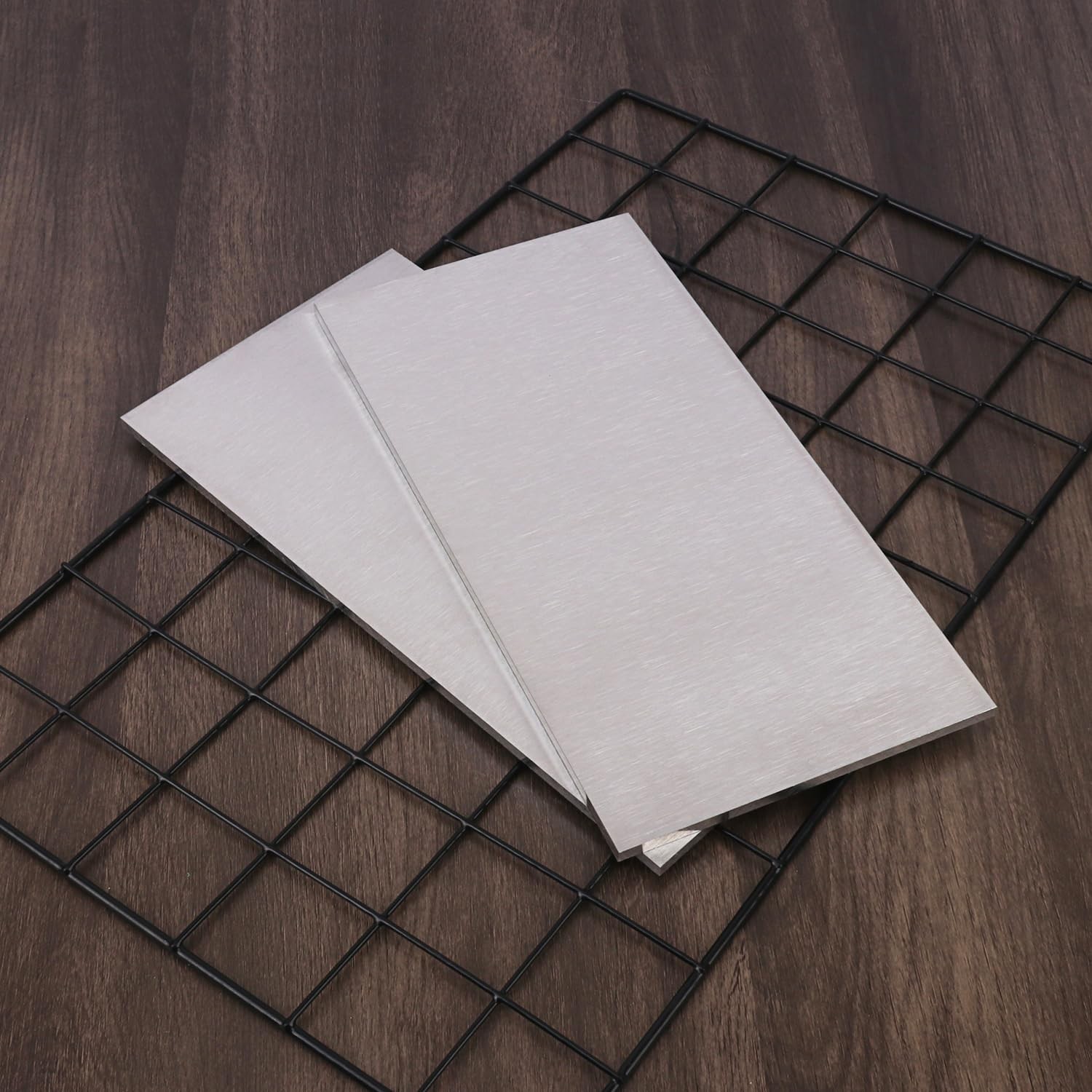 2 PCS 6×12 Inch 6061 Aluminum Sheet 1/4 Inch Thick Flat Plain Plate Metal