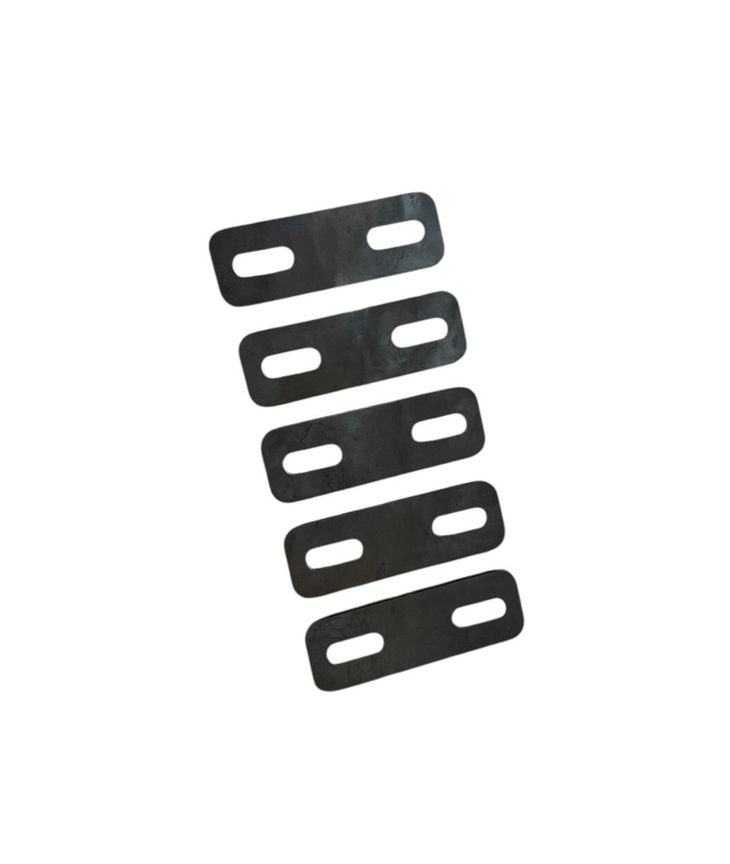 6″ x 2″ x 1/4″ STEEL PLATE with slots (5 pack) Hot Rolled Slotted