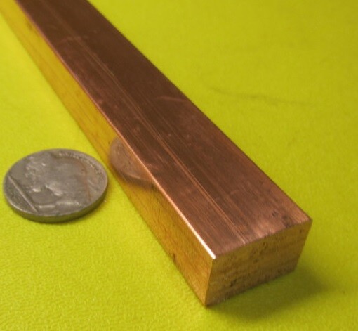 182 Copper Bar 1/2″ Thick x 3/4″ Wide x 3 Foot Length