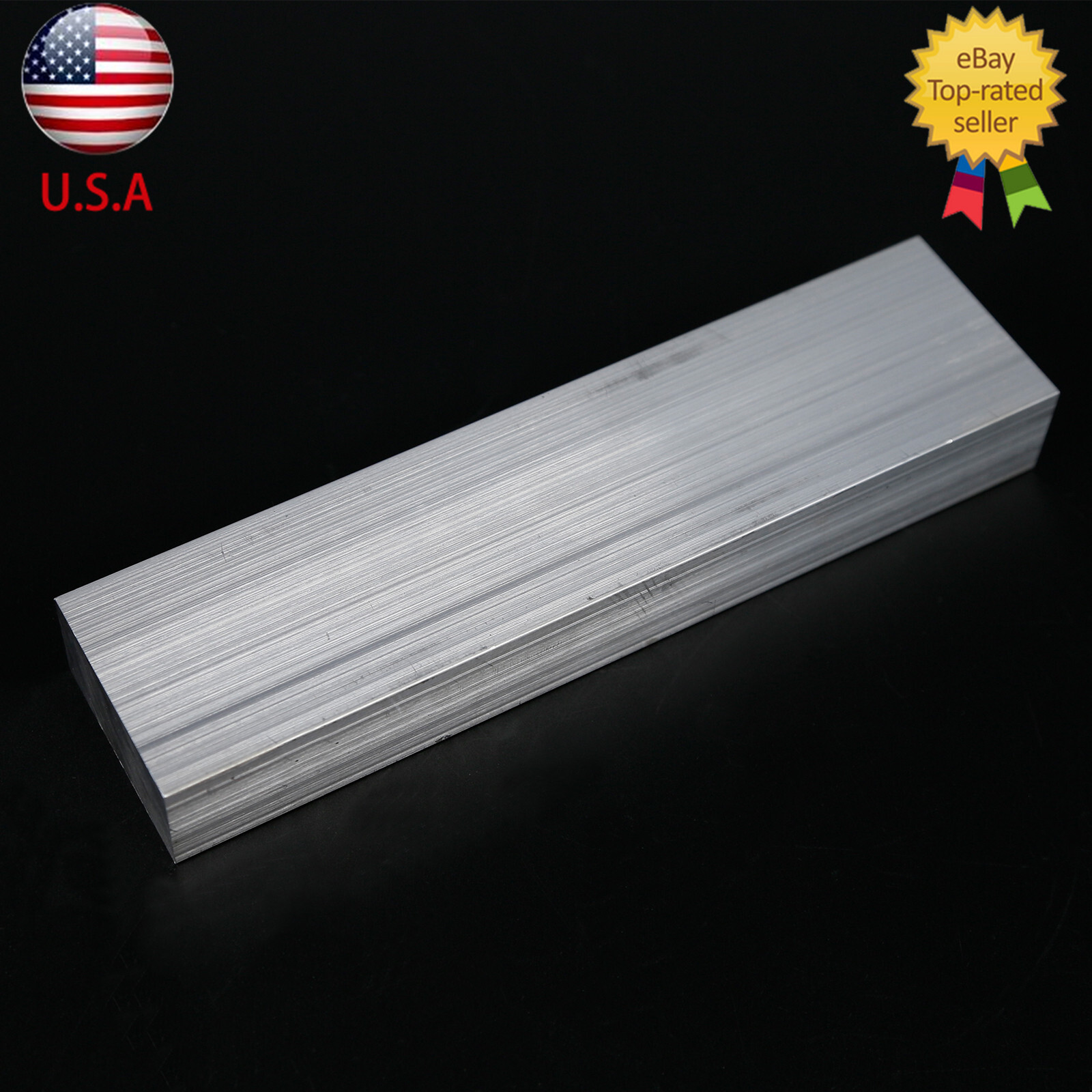 Metal T6061 Aluminum Flat Plate Sheet Stock Length 200mm Width 50mm Thick 25mm