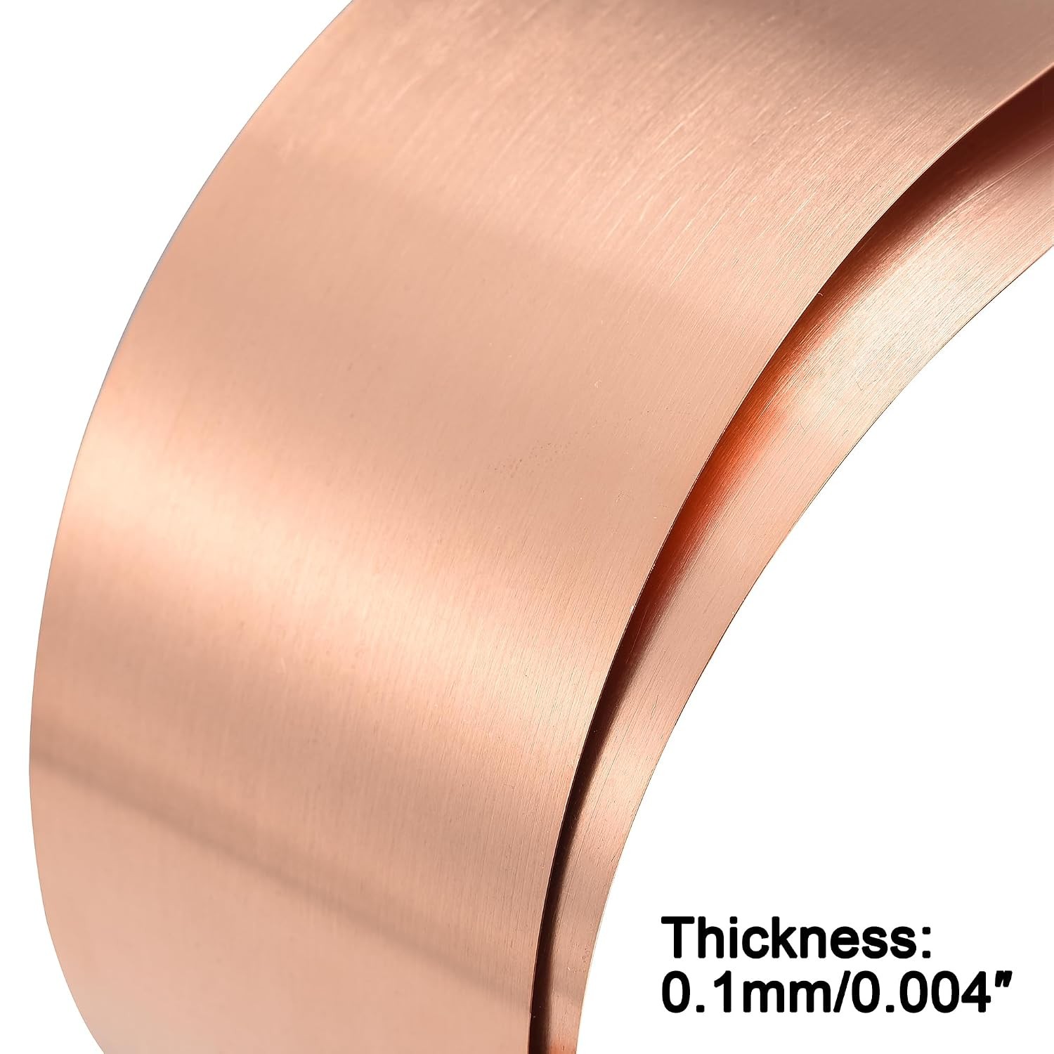 Copper Sheet Roll, Metal Foil Plate 1000mm x 100mm x 0.1mm
