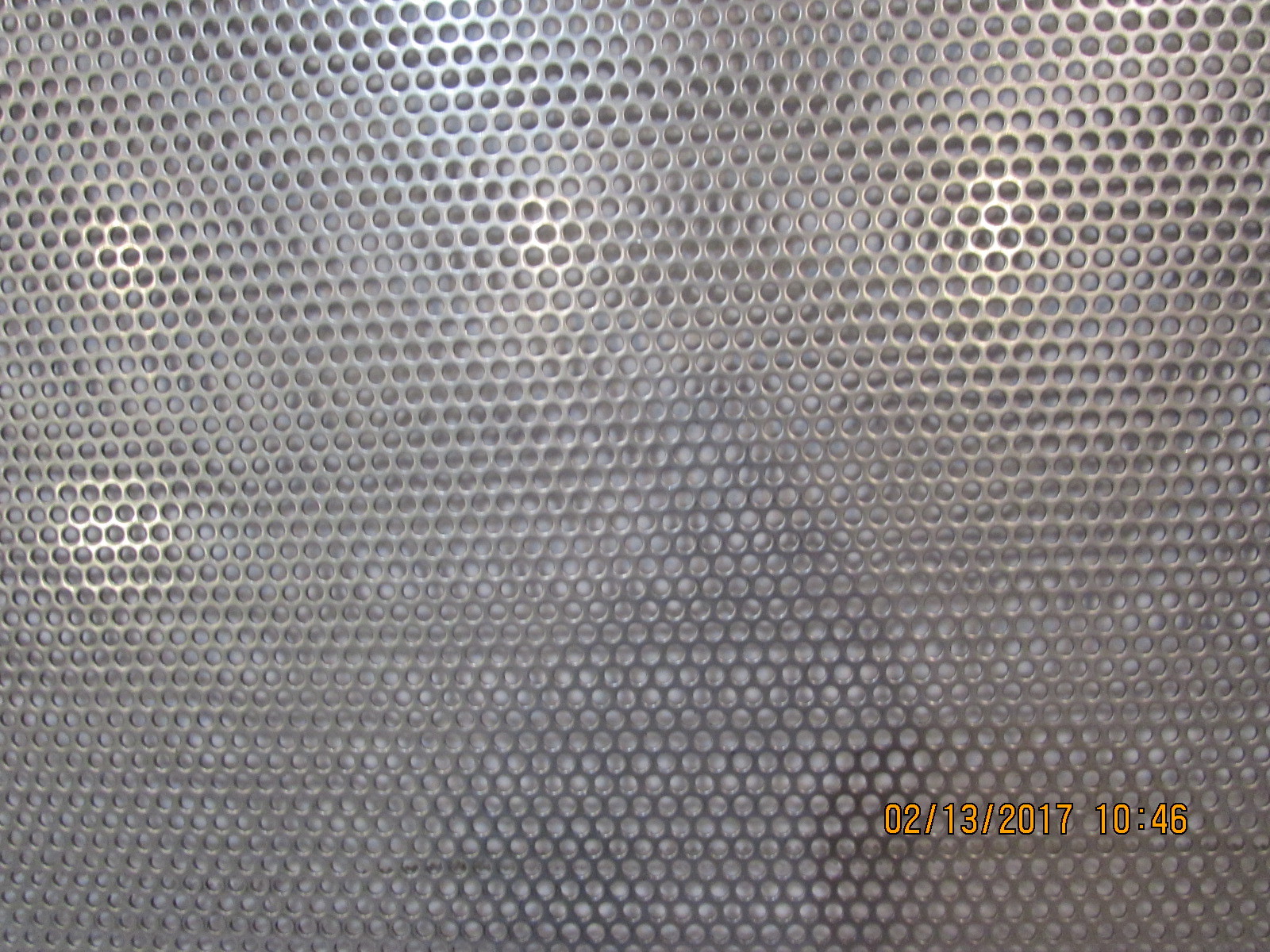 1/8″ HOLES—20 GAUGE 304 STAINLESS PERFORATED SHEET 12″ X 24″