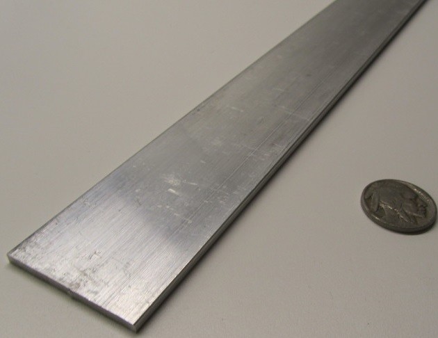 6061 T651 Aluminum Bar, 1/8″ (.125″) Thick x 1 1/2″ Wide x 72″ Length