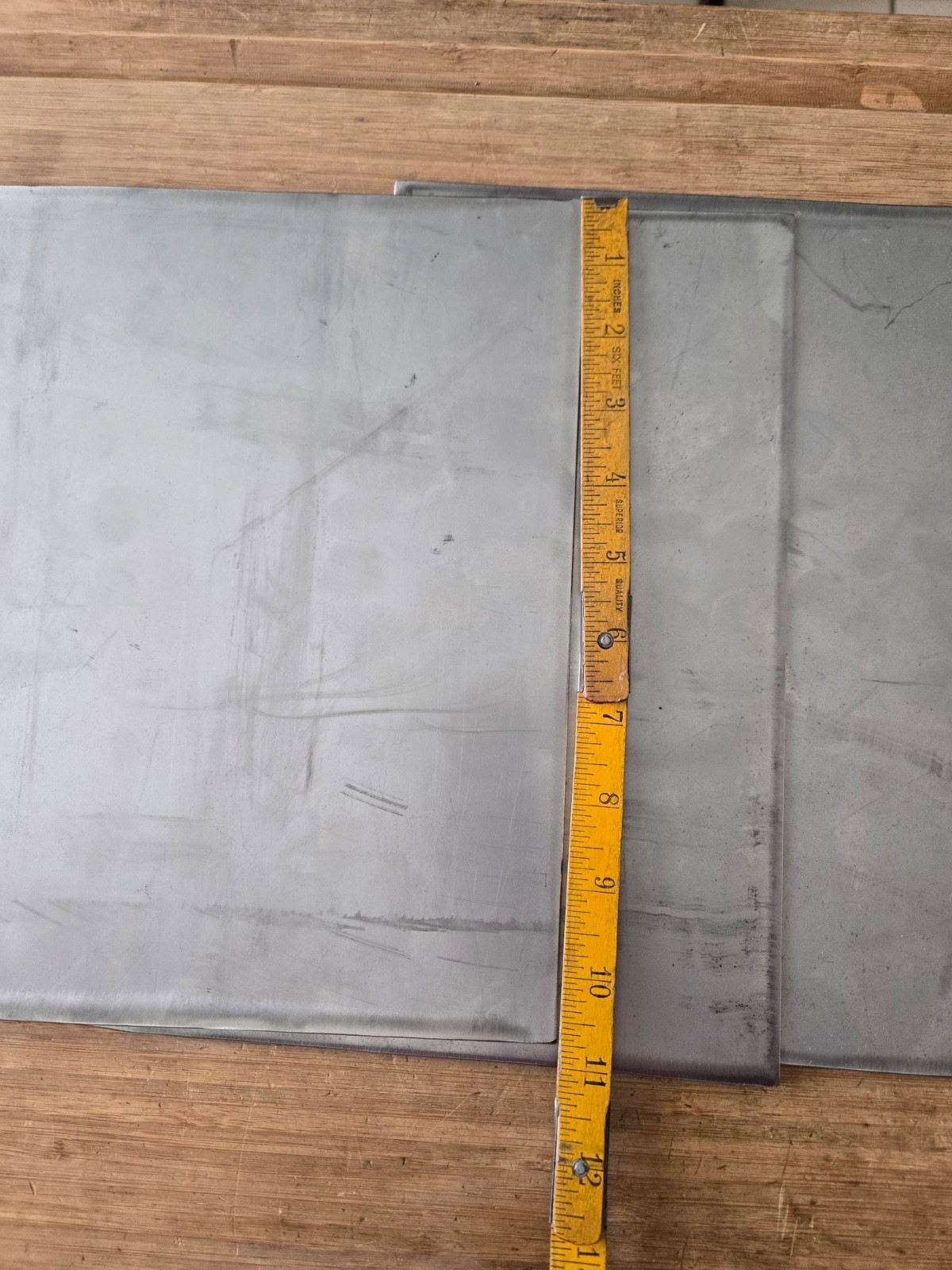 18 Gauge Steel Sheet Metal Cold Rolled 9 “W X 11 L IN (4 pc)