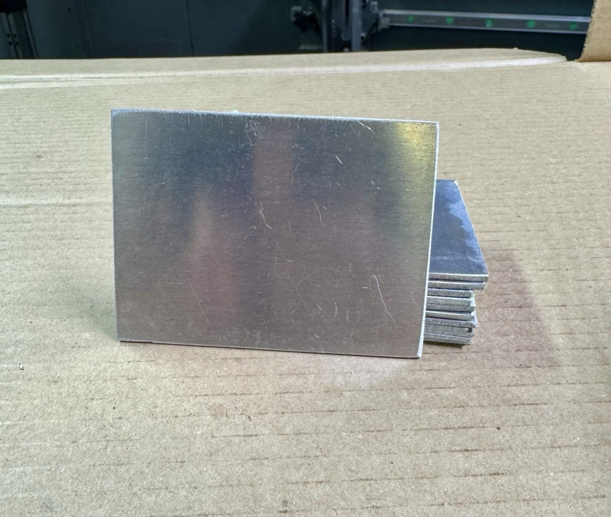 13 Gauge Aluminum Rectangle Plate – 3” x 4” – Plasma Cut Metal