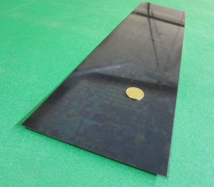 Blue Tempered Spring Steel Shim 0.050″ Thick x 6.00″ Width x 25″ Length