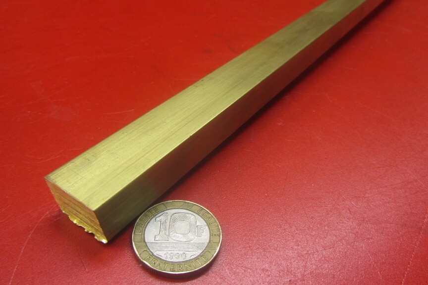 385 Brass Flat Bar 1/2″ Thick x 3/4″ Wide x 4 Foot Length