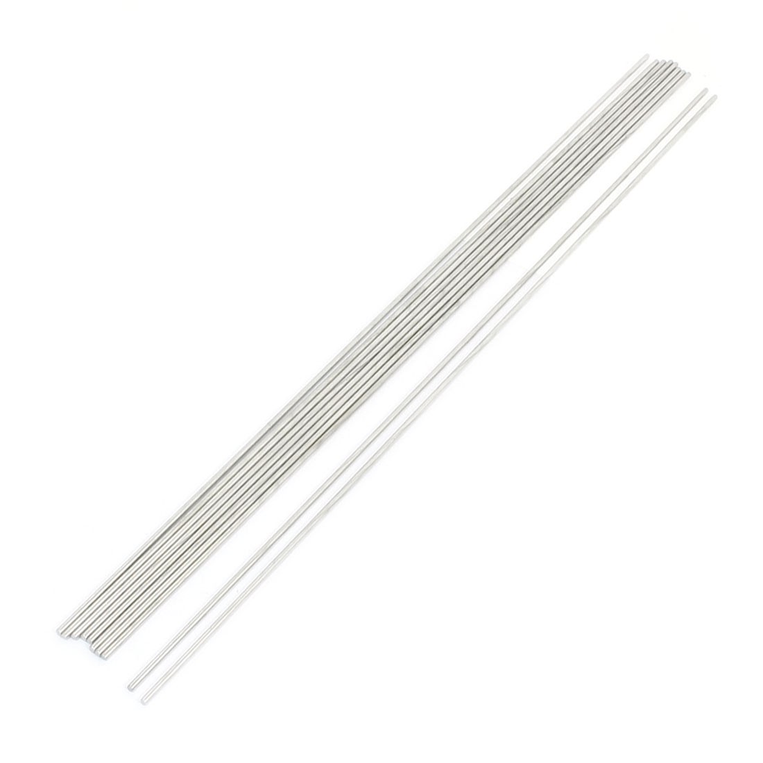10Pcs RC Airplane Hardware Tool Stainless Steel Round Rod 400mm x 2.5mm