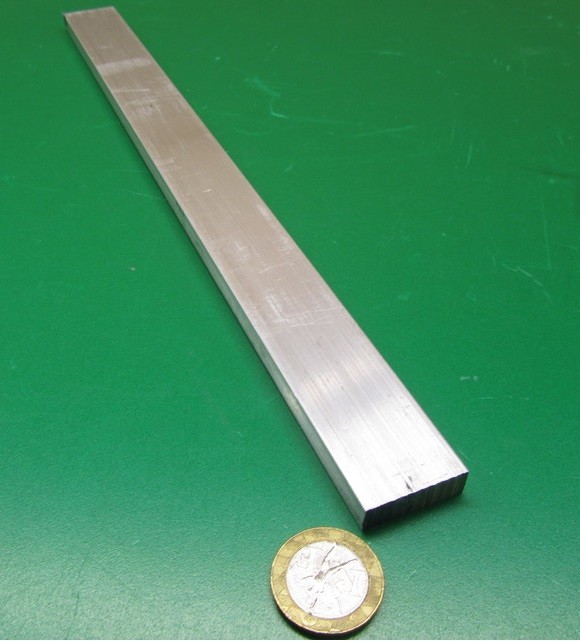 6061 T651 Aluminum Bar, 5/16″ (.312″) Thick x 1.0″ Wide x 12″ Length, 4 Units