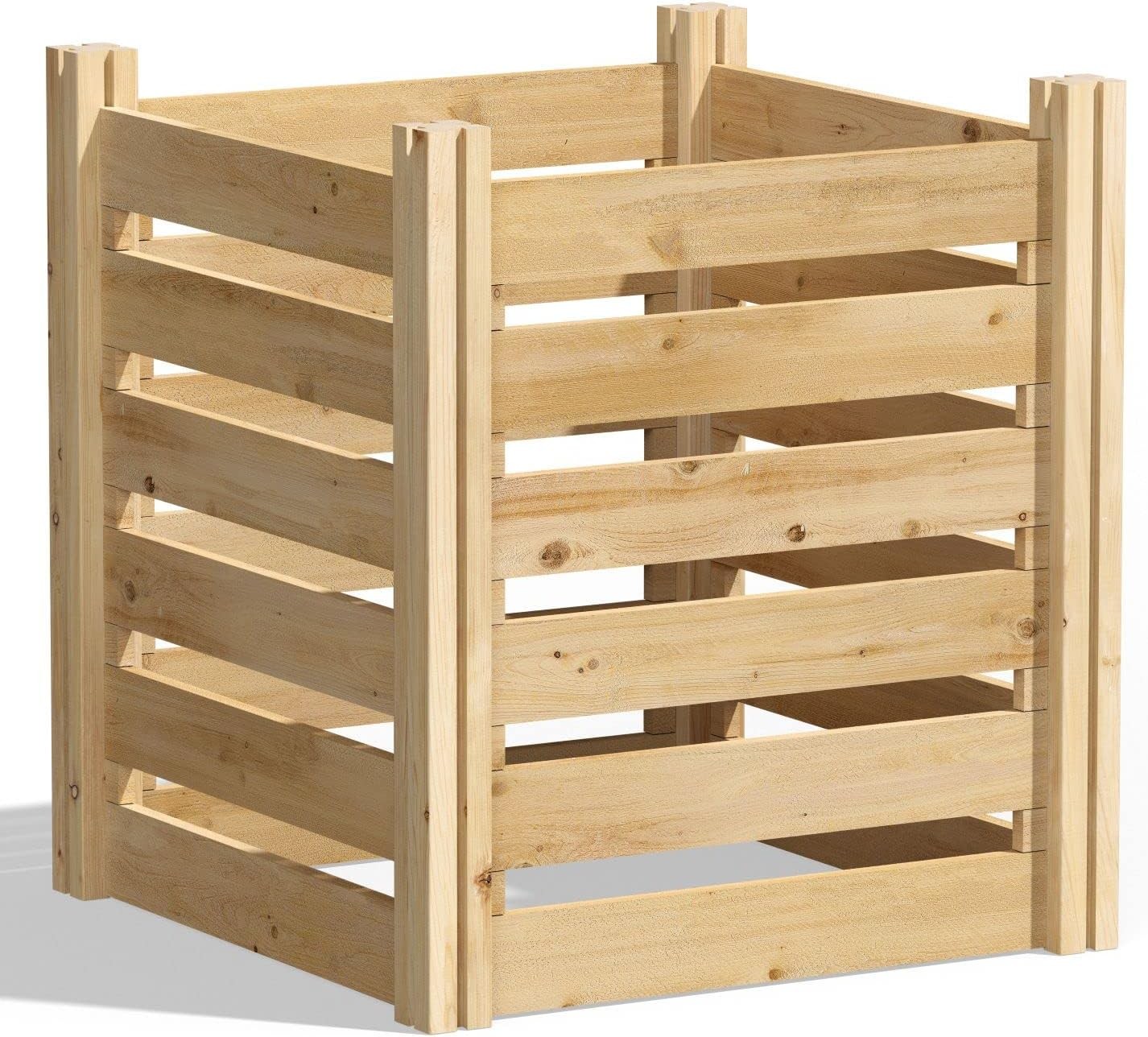 Premium Cedar Wood Composter 24″ W x 72″ L x 31″ H 3/4″ Thick / 231.9 Gallons