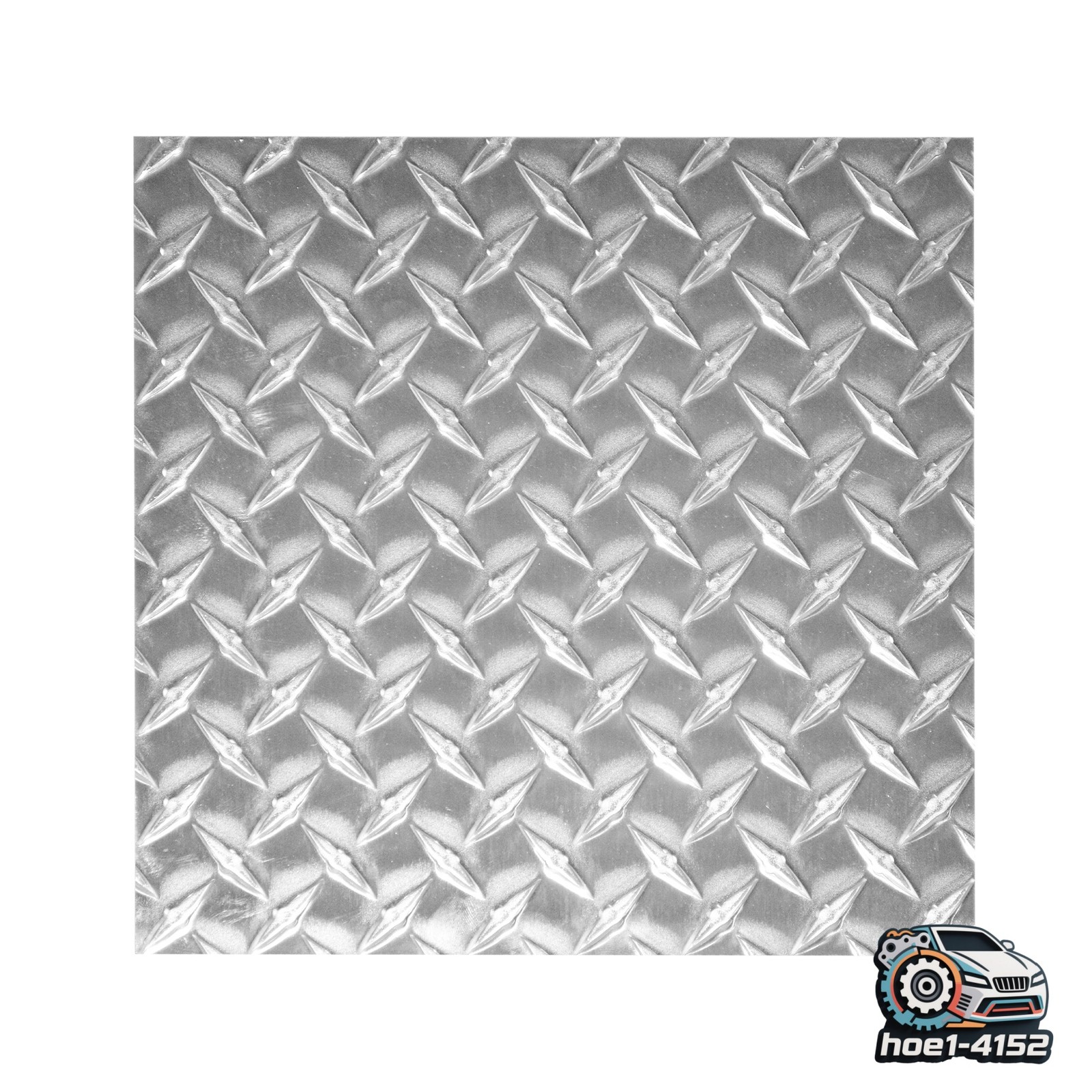10.63×10.63″ Aluminum Diamond Tread Plate Industrial Metal