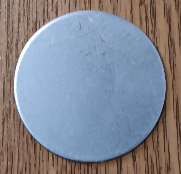 30PCS CR STEEL CIRCLES, 16GA (.063″) 2″ DIA, SCRAP, WELDING, ARTS & CRAFTS